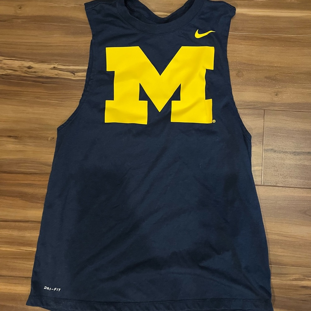 Michigan muscle tank (blue)